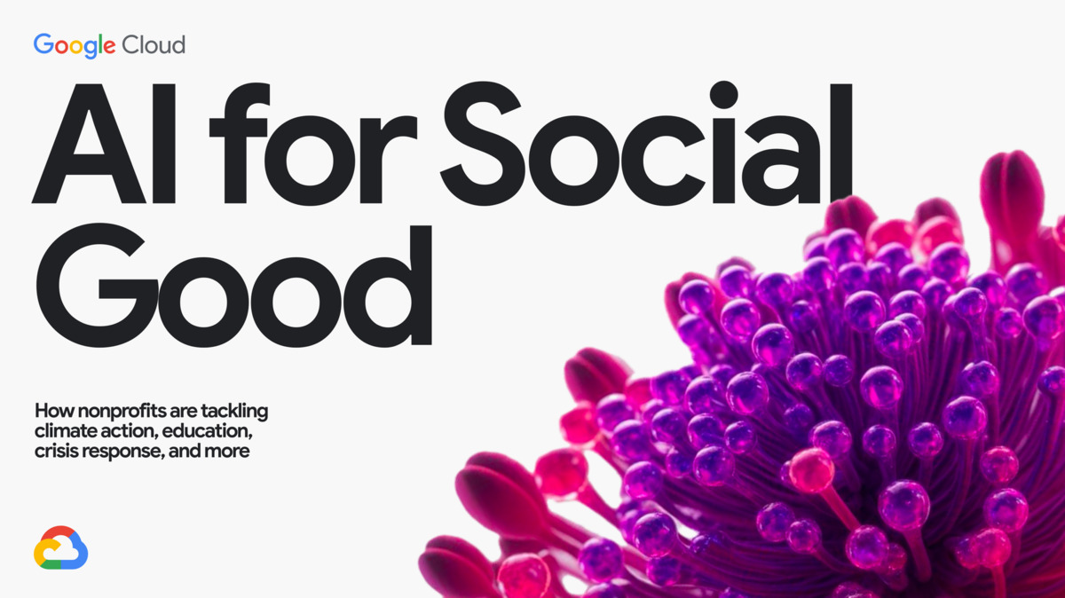 Google Cloud: AI for Social Good. How nonprofits are tackling climate action, education, crisis response, and more